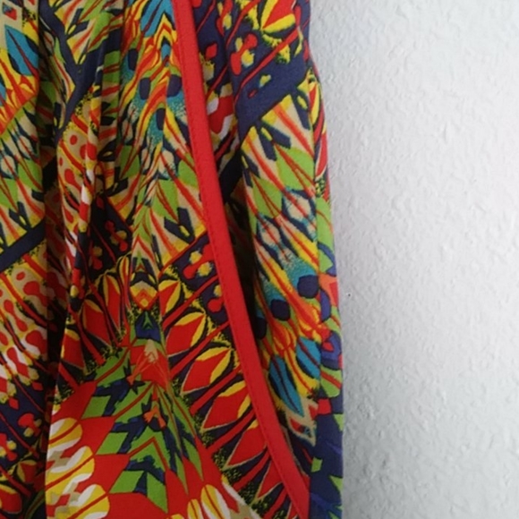 Ellen Tracy Mulicolor print dress with pockets sz 8 - Picture 9 of 16